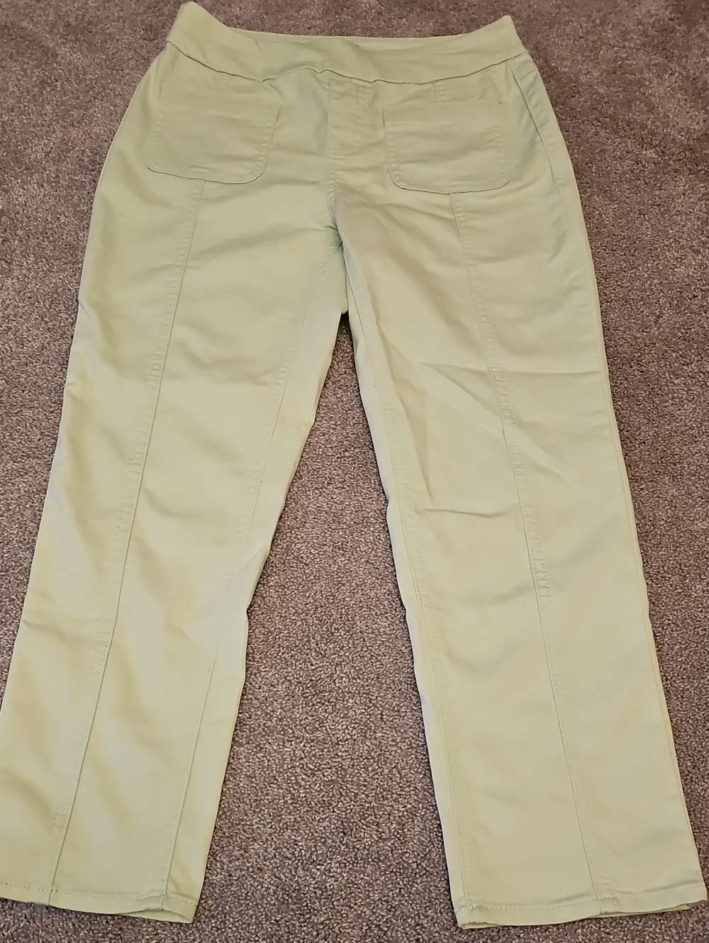 J3🔹️Women's Hi Rise Straight Leg Pants Green